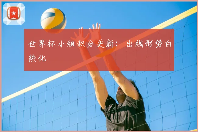 世界杯小组积分更新:出线形势白热化